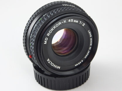 Minolta MD Rokkor-X 45mm f/2.0  käytetty