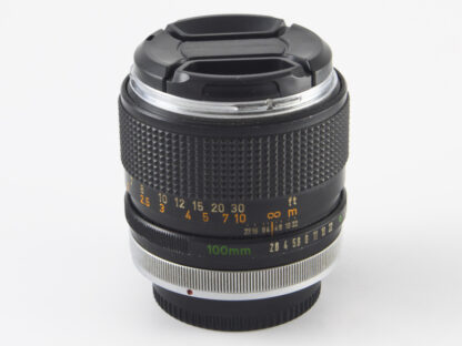 Canon FD 100mm f/2.8 chrome nose, käytetty