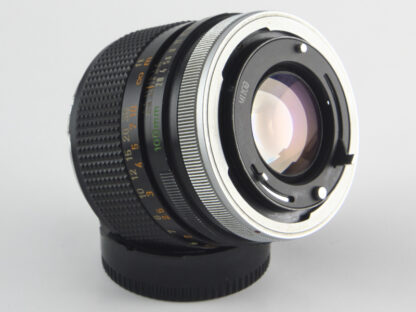 Canon FD 100mm f/2.8 chrome nose, käytetty