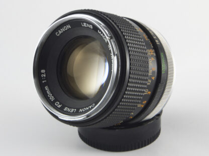 Canon FD 100mm f/2.8 chrome nose, käytetty