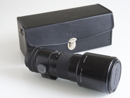 Sigma 400mm f/5.6 (Canon FD), käytetty