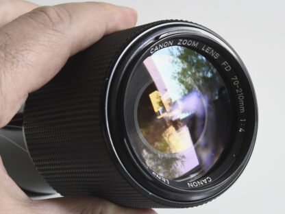 Canon FDn 70-210mm f/4.0, käytetty
