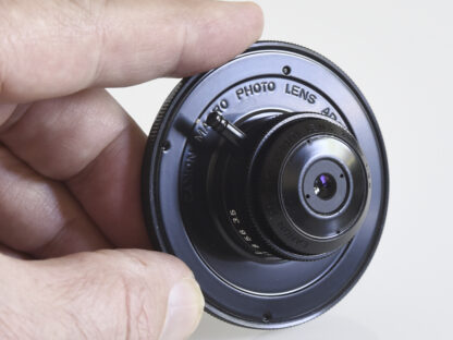 Canon Macrophoto Lens 20mm f/3.5, käytetty
