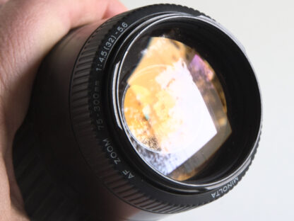 Minolta AF 75-300mm f/4.5-5.6, käytetty
