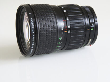 Canon FDn 28-85mm f/4.0, käytetty
