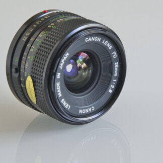Canon FDn 28mm f/2.8, käytetty
