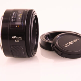 Minolta AF 50mm f/1.7, käytetty