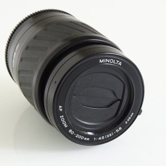 Minolta AF 80-200mm f/4.5-5.6, käytetty
